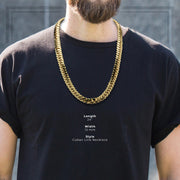 Miami Cuban Link Necklace 15 mm