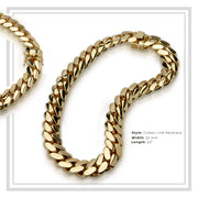 Miami Cuban Link Necklace 22 mm