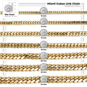 Miami Cuban Link Size Chart