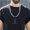 Miami Cuban Link Chain Silver Men Jewelry 24 inch 10 mm