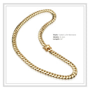 Miami Cuban Link Necklace 12 mm
