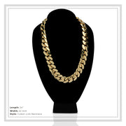 Miami Cuban Link Necklace 22 mm