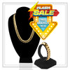 Miami Cuban Link Chain Necklace 14K Gold Premium Plated 15mm Men Jewelry 24 inch