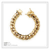 🎁 Miami Cuban Link Bracelet 14K Gold Premium Plated 15mm Men Jewelry 8.5 inch (100% off)