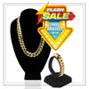 Miami Cuban Link Chain Necklace 14K Gold Premium Plated 18mm Men Jewelry 24 inch