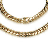 Miami Cuban Link Chain 14K Gold Premium Plated 20mm Men Jewelry 24 inch