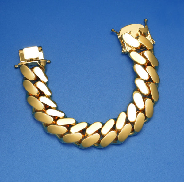 Mens cuban link chain 14k hotsell