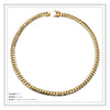 Miami Cuban Link Chain 14K Gold Premium Plated Necklace 12mm Men Jewelry 24 inch