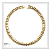 Miami Cuban Link Chain 14K Gold Premium Plated 15mm Men Jewelry 24 inch