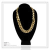 Miami Cuban Link Chain 14K Gold Premium Plated 24mm Men Jewelry 24 inch