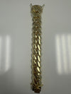 Miami Cuban Link Bracelet 14K Gold Premium Plated 24 mm Men Jewelry 8.5 inch