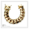 🎁 Miami Cuban Link Bracelet 14K Gold Premium Plated 24mm Men Jewelry 8.5 inch (100% off)