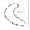 Miami Cuban Link Chain Silver Plated 15 mm Men Jewelry 24 inch