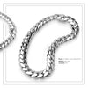 Miami Cuban Link Chain Silver Plated 20 mm Men Jewelry 24 inch